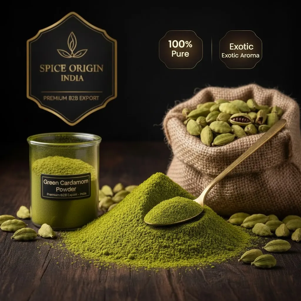 premium green cardamom bulk export spice origin india guntur grade