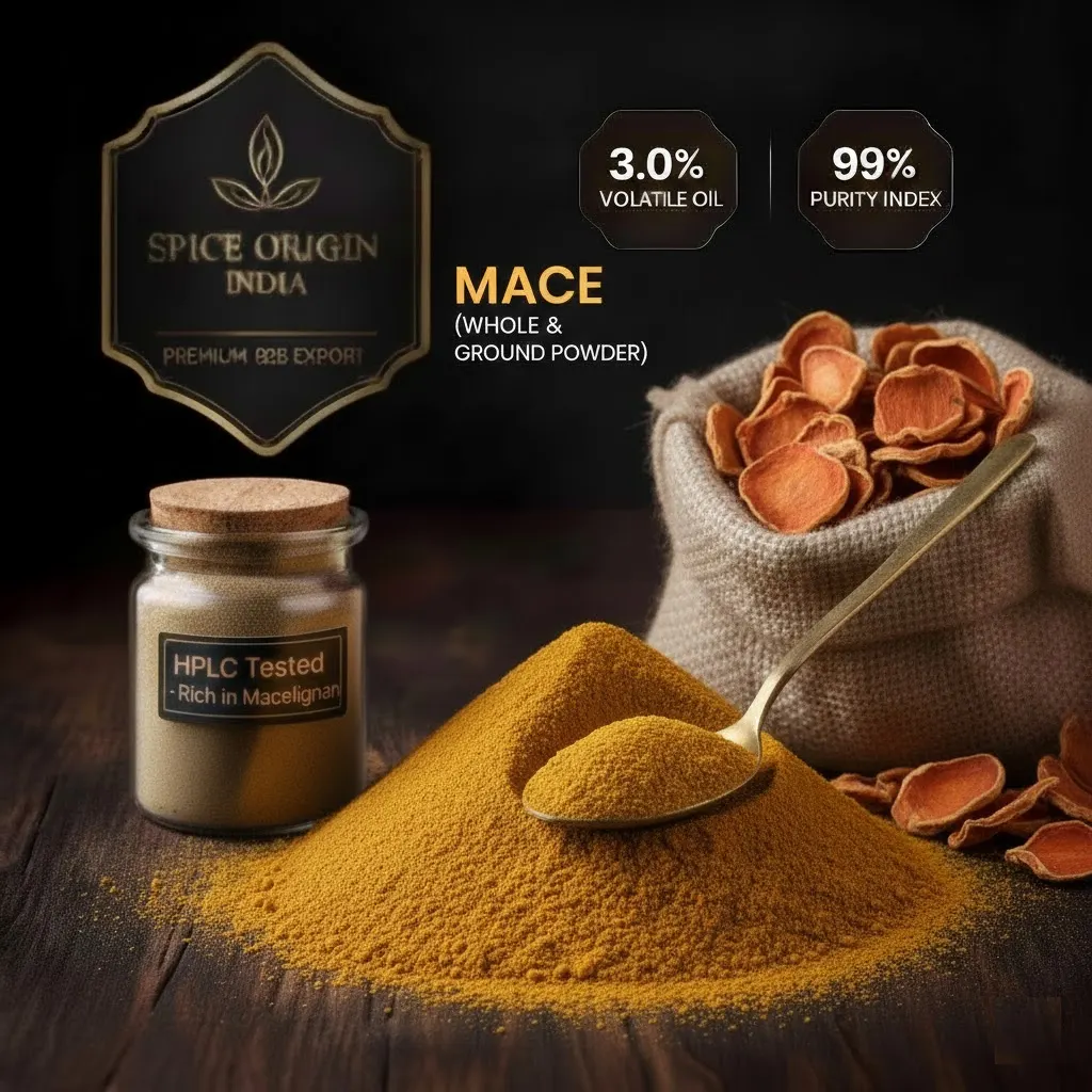 premium mace bulk export spice origin india guntur grade