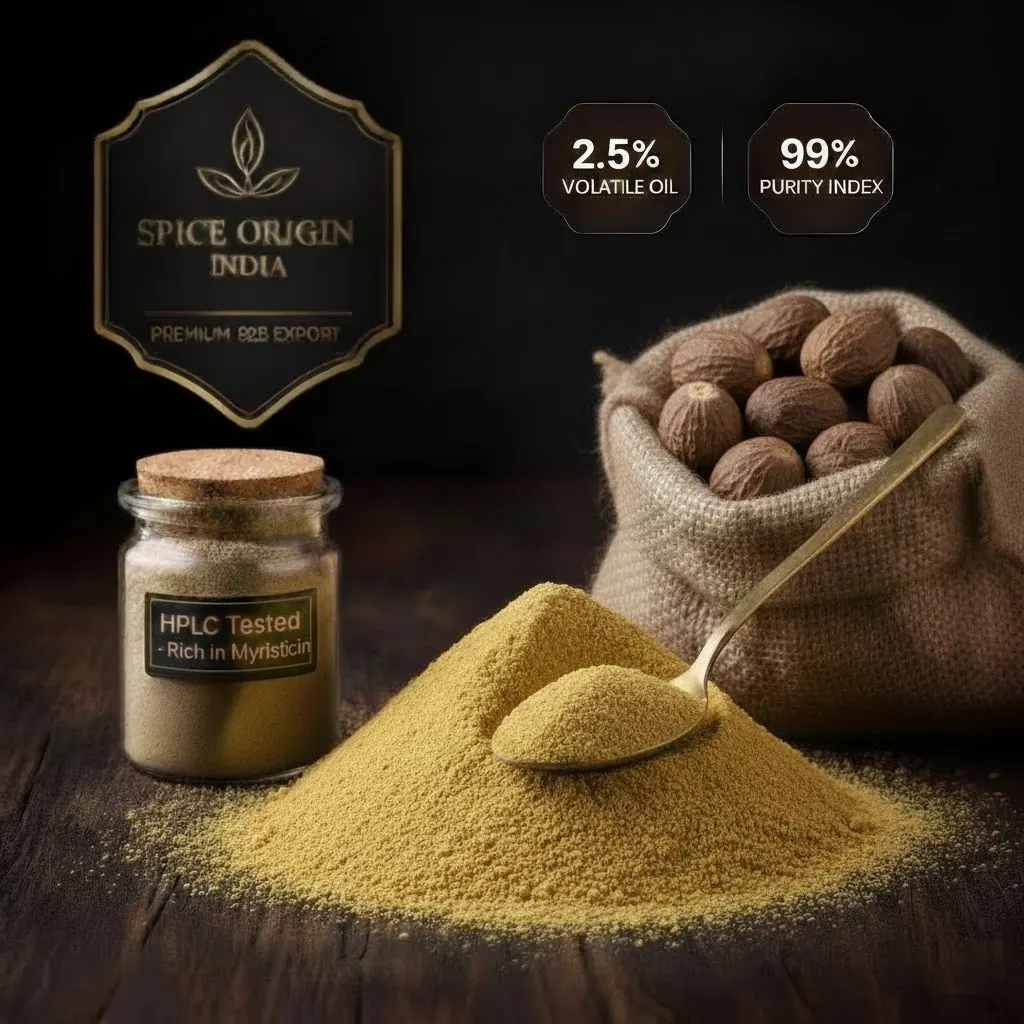 premium nutmeg bulk export spice origin india guntur grade