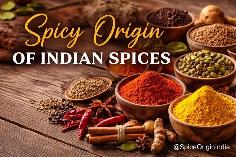Spicy origin of authentic Indian spices sourced directly from farms in India